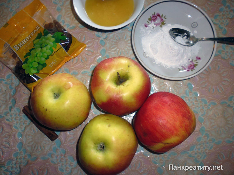 Яблоки с медом при панкреатите