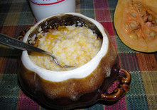 Рисовая каша с тыквой
